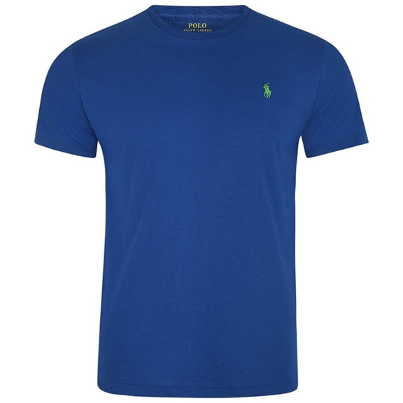Polo Ralph Lauren Men's Crew-neck T-shirt (Large, Pac Royal Blue)