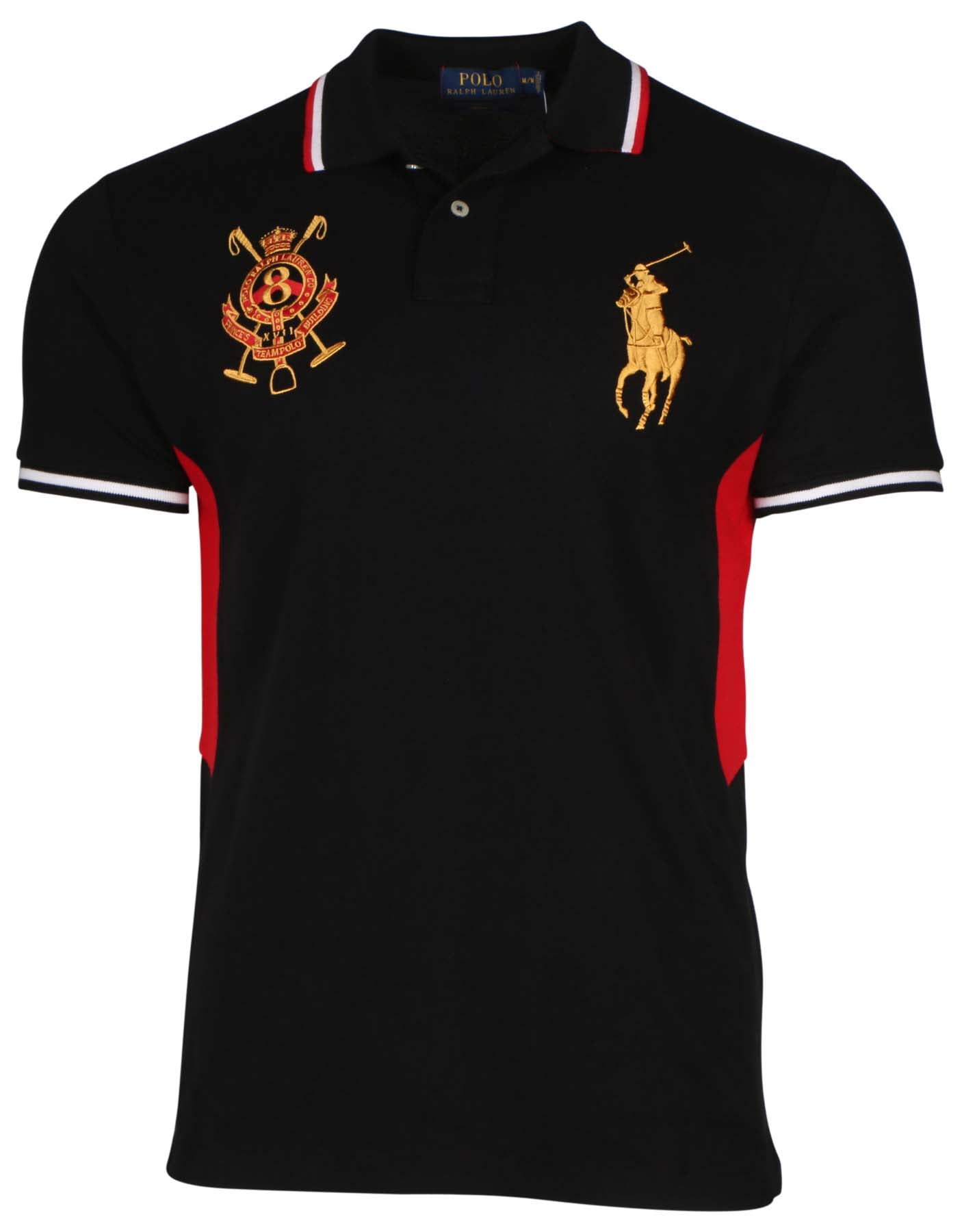Polo Ralph Lauren Men's Custom Fit Crown Crest Big Pony Shirt