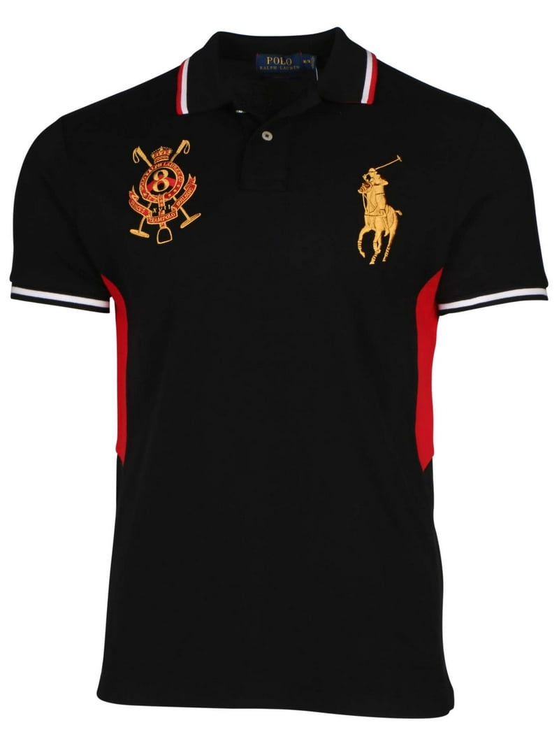 Polo Ralph Lauren Men's Custom Fit Crown Crest Big Pony Shirt