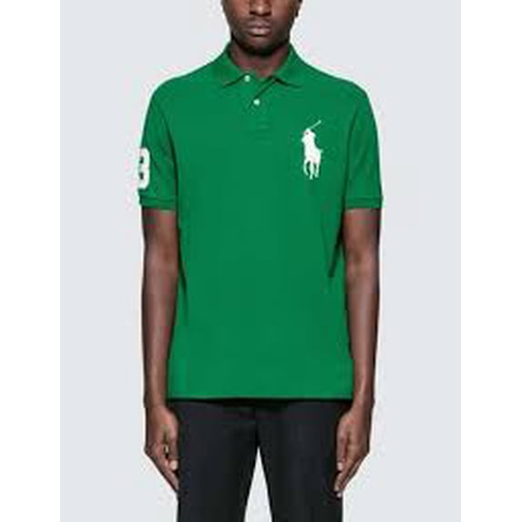 Polo Ralph Lauren Men's Custom Slim Fit Big Pony Green