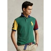 Polo Ralph Lauren Mens Custom Slim Fit Big Pony Mesh Polo Shirt - Medium