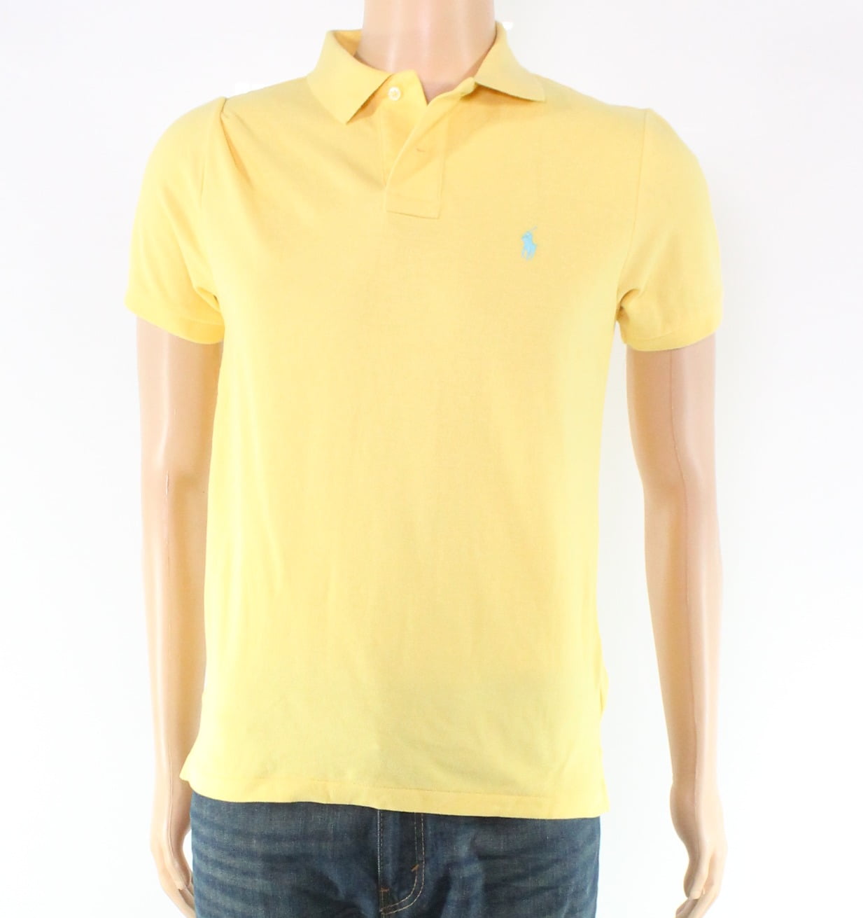 Ralph Lauren Men's Custom Slim Fit Big Pony Short Sleeve Cotton