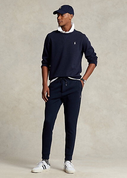 Jogger pants with polo shirt hot sale
