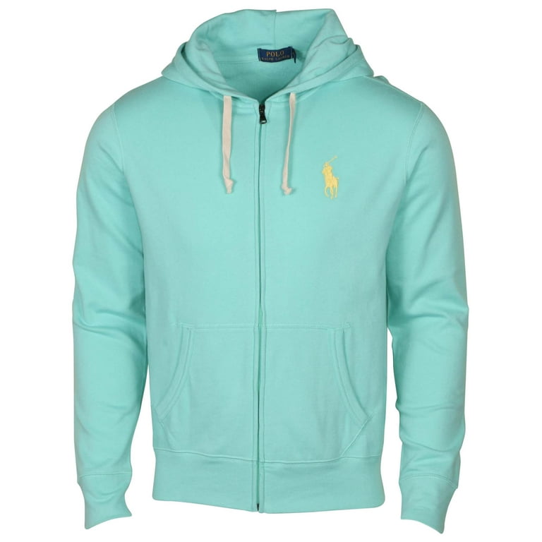 Polo Ralph Lauren Men s Full Zip Medium Pony Hoodie Mint Green Walmart