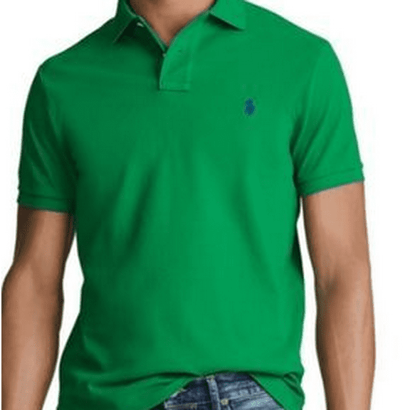 Polo Ralph Lauren Men's Golf Green Big & Tall Mesh Polo Shirt, XLT
