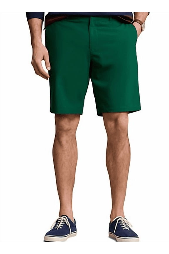 Men's Green Big & Tall Stretch Dobby Beach Shorts, 56B