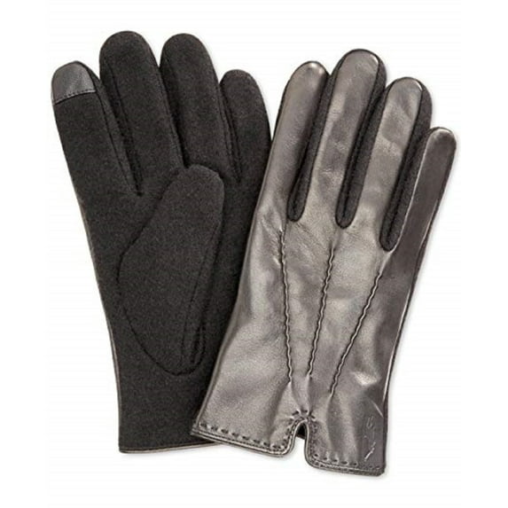Polo Ralph Lauren Men`s Hand Stitched Nappa Touch Gloves, XL, Black