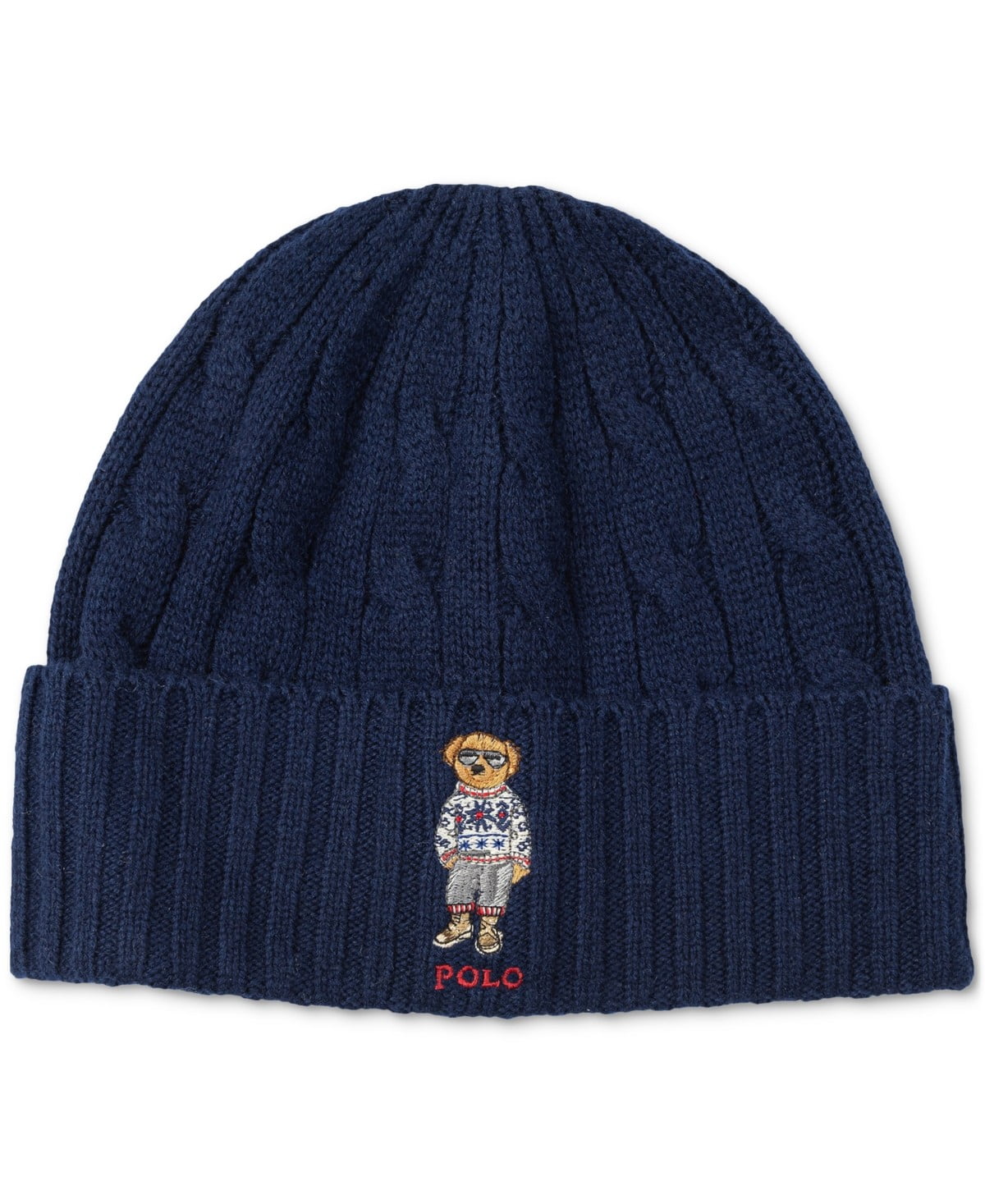Polo Bear Beanie Ralph Lauren Wool Hat Men Mens Beanie Polo Beanie