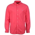 thumbnail image 1 of Polo Ralph Lauren Men's Long Sleeve Button Down Shirt-Sunset Red, 1 of 3