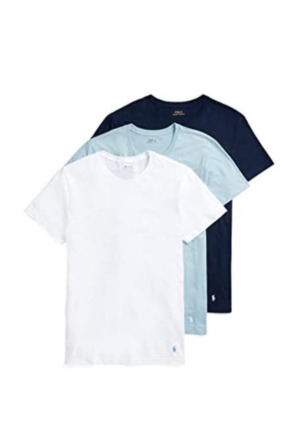 Men's Multi Classic Fit Cotton Crew T-Shirt, 3 Pack, Large