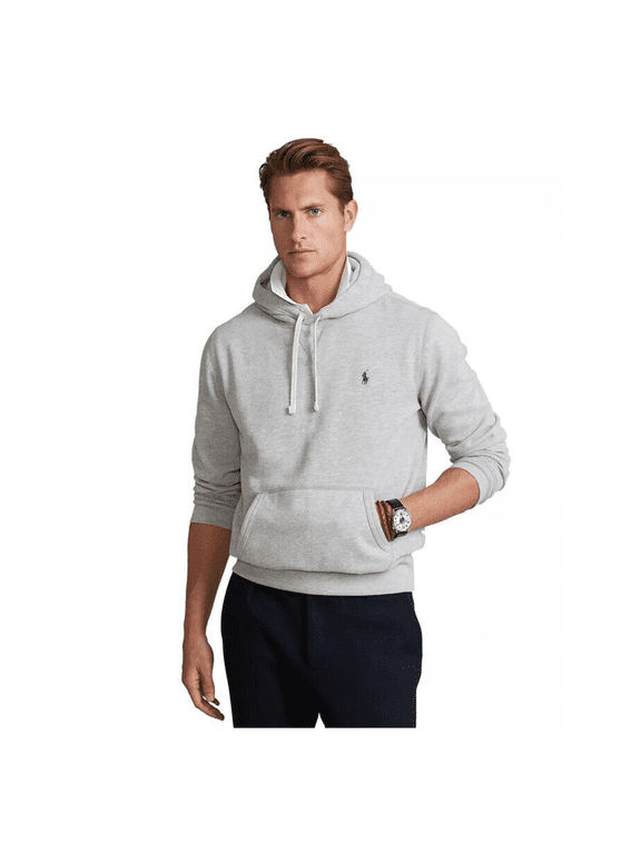 Men's RL Fleece Hoodie, Gray, XXL