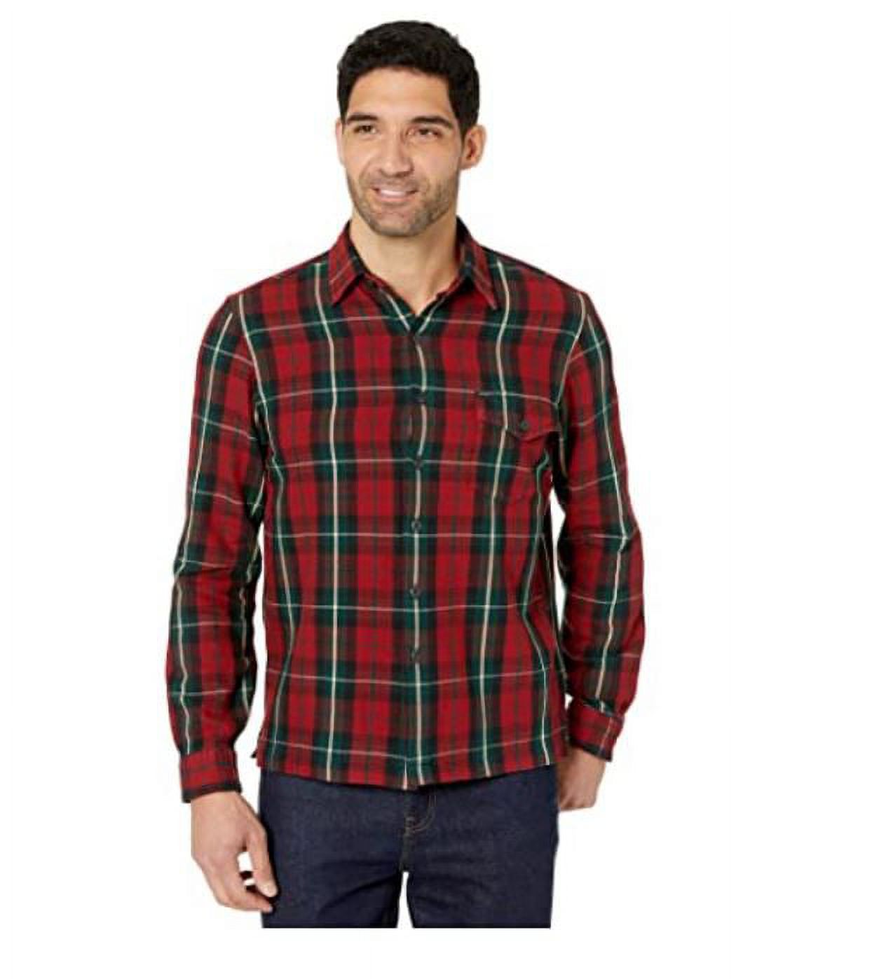 Polo Ralph Lauren Men's Red Classic Fit Plaid Twill Shirt, Large - image 1 of 6