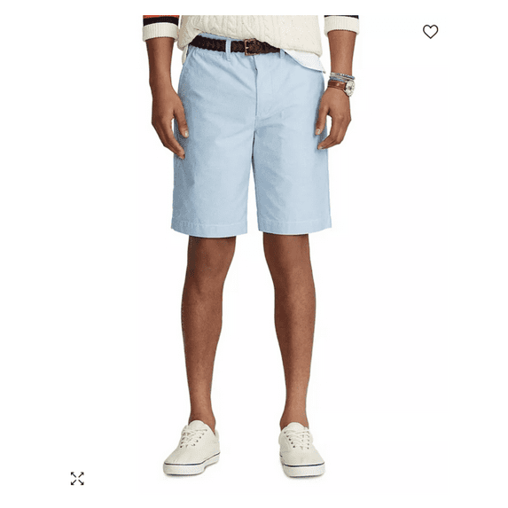 Polo Ralph Lauren Men's Relaxed Fit 10 Oxford Shorts BLUE 33