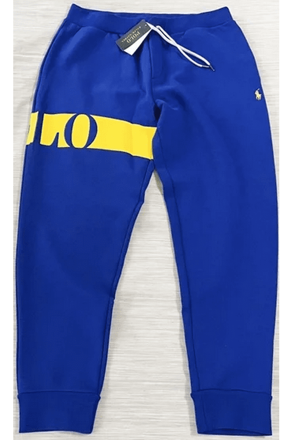 Men's Royal Double Knit Tech Panel Logo Sweatsuit, 2XB