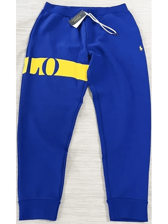 Men's Royal Double Knit Tech Panel Logo Sweatsuit, XLT