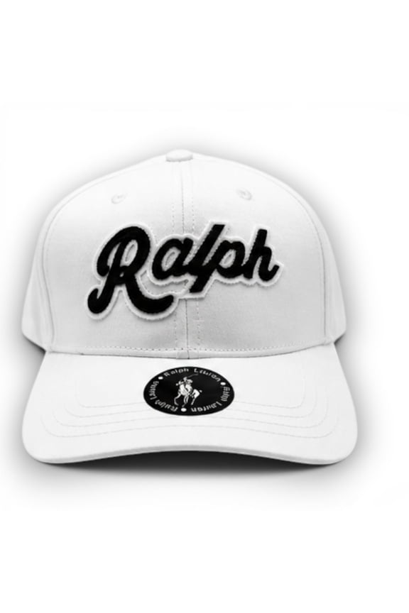 Men's Script Logo Baseball Cap White