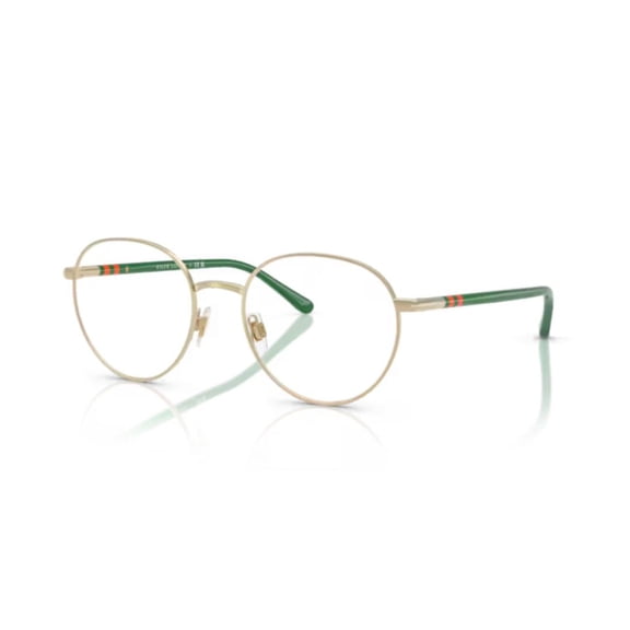 Polo Ralph Lauren Men's Seller Thin Round Metal Frame Eyeglasses Gold