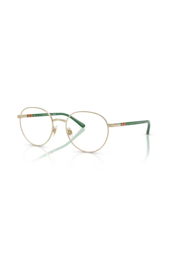 Men's Seller Thin Round Metal Frame Eyeglasses Gold