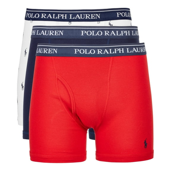 Polo Ralph Lauren Men's Slim Fit Cotton Boxer Briefs Solid