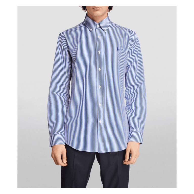 Polo Ralph Lauren Men s Slim Fit Striped Stretch Core Replen Shirt Blue S