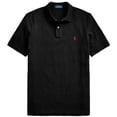 thumbnail image 1 of Polo Ralph Lauren Men's Classic Fit Crew-Neck T-Shirt Cotton (XX-Large, Black Heather (White Pony)), 1 of 2