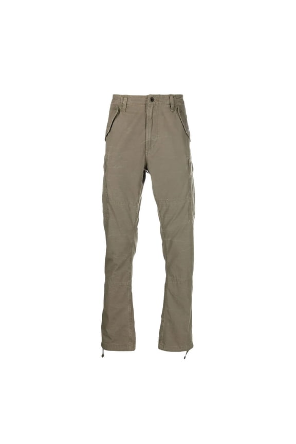 Men's Straight-Leg Cotton Cargo Pants, Size 36W-32L