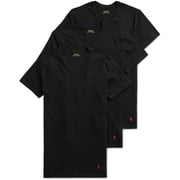 Polo Ralph Lauren Mens Stretch Classic Fit Moisture Wicking V-Neck T-Shirt 3-Pack