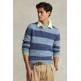 thumbnail image 1 of Polo Ralph Lauren Men's Striped Wool Rugby Sweater Blue Size Large, 1 of 3