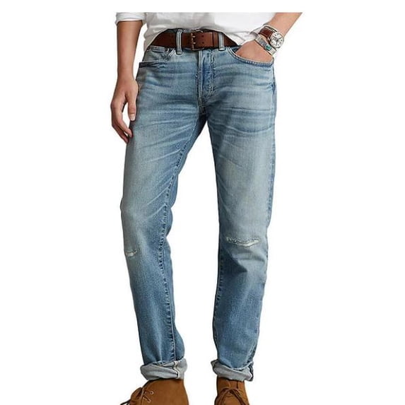 Polo Ralph Lauren Men's Sullivan Slim-Fit Distressed Stretch Jeans, 35x30