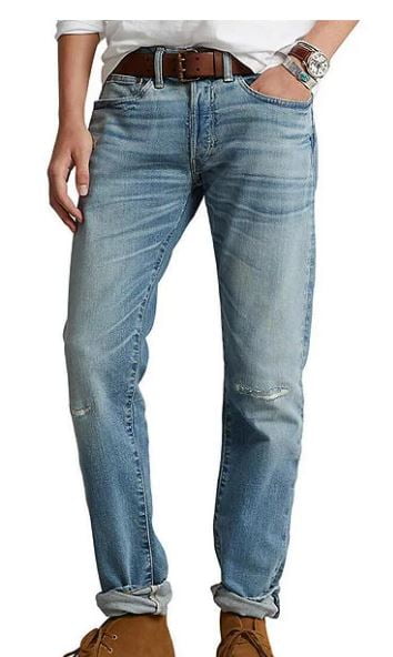 Polo Ralph Lauren Men's Sullivan Slim-Fit Distressed Stretch Jeans, 36x30