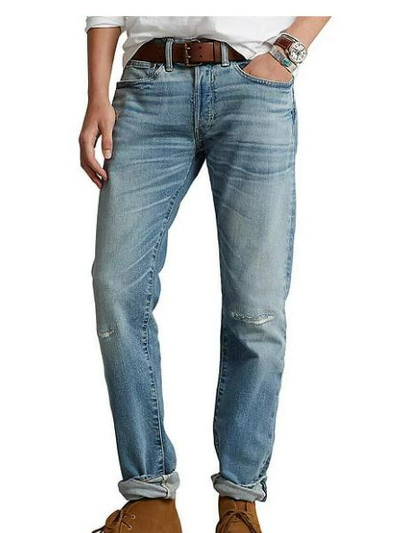 3/2迄【美品】POLO RALPH LAUREN / Sullivan W36 Polo Ralph Lauren Men's Sullivan Slim-Fit Distressed Stretch Jeans