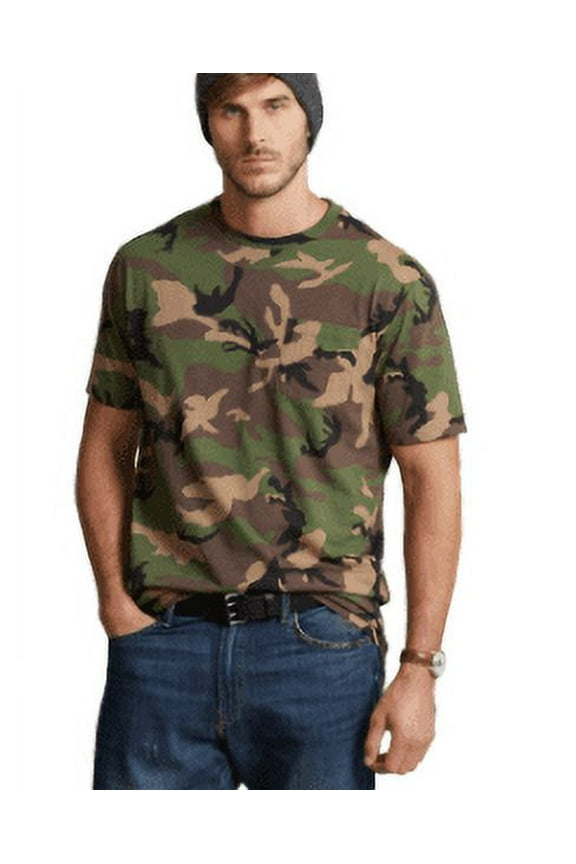 Men's Surplus Camo Big & Tall Pocket T Shirt, 2XB