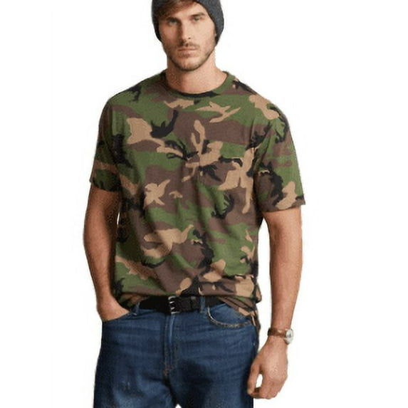 Polo Ralph Lauren Men's Surplus Camo Big & Tall Pocket T Shirt, 4XB