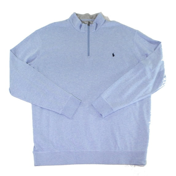 Polo Ralph Lauren Men's Sweaters 1/2 Zip Space Dyed Blue 3LT.