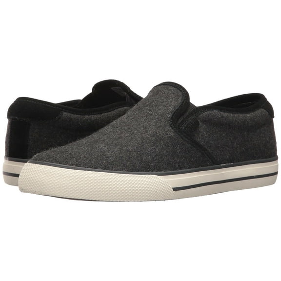 Polo Ralph Lauren Men's Vaughn slip-on II Sneaker CASUAL SHOES, Charcoal Heather SZ 13 D