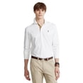 thumbnail image 1 of Polo Ralph Lauren Men's White Classic Fit Long Sleeve Polo Shirt White Large, 1 of 4