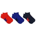 thumbnail image 1 of Polo Ralph Lauren Mens  3-Pack  Big Polo Player No Show Ped Sock TOM, 1 of 1
