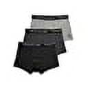 Polo Ralph Lauren Mens 3-Pack Classic Fit Cotton Boxer Briefs (Small, Blk/Grays)