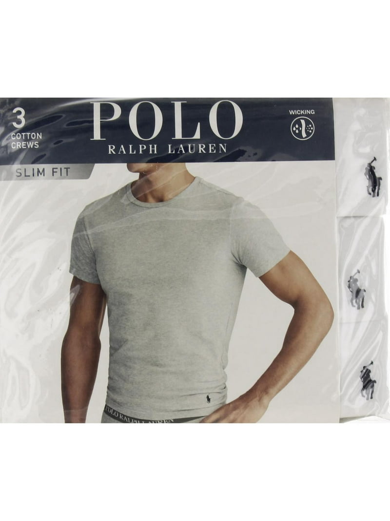 Polo Ralph Lauren Mens 3-Pack Crewneck T-Shirt