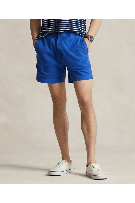 Mens 6 Inch Prepster Oxford Shorts Pacific Royal Blue 2XL