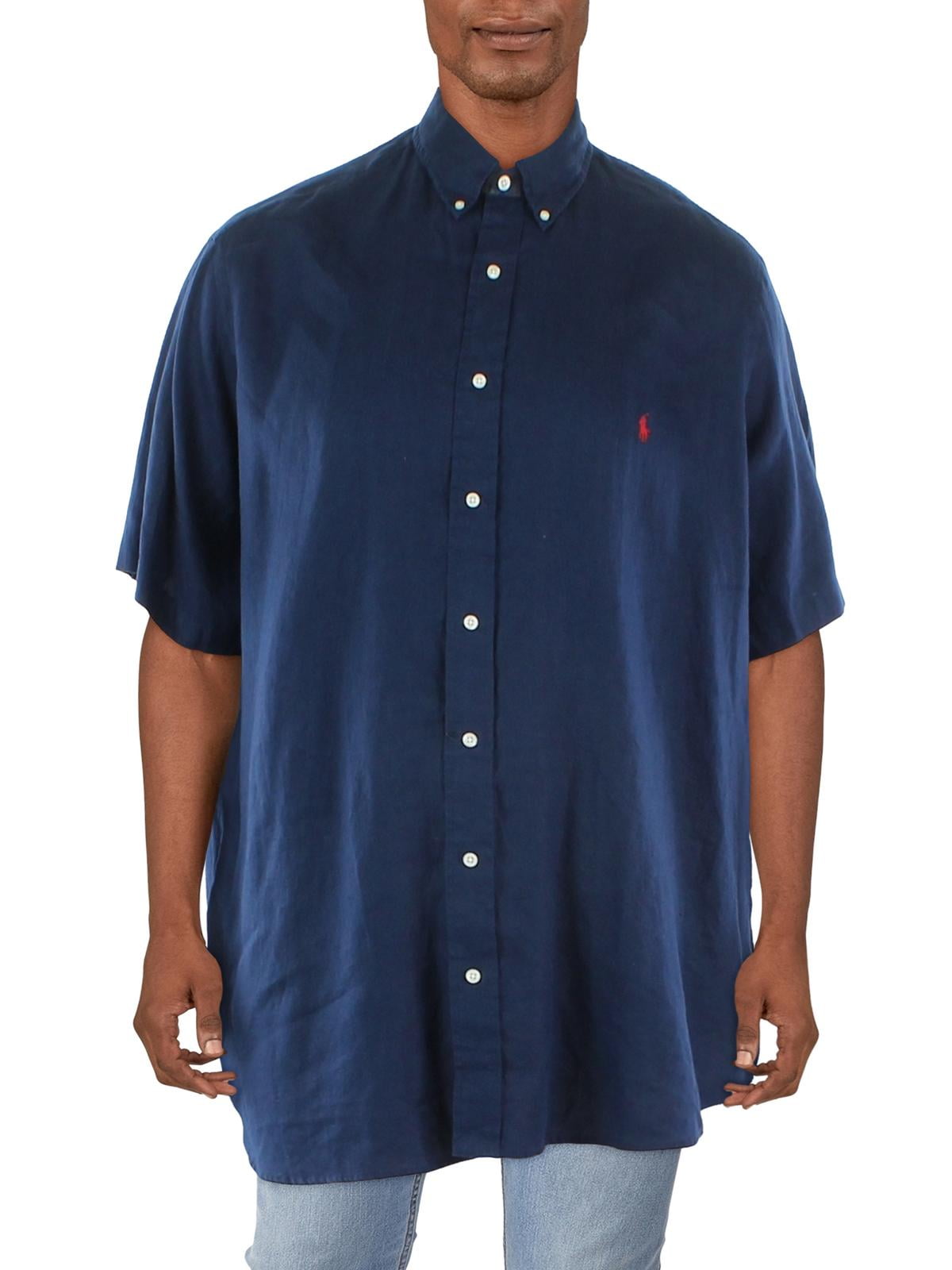 Polo Ralph Lauren Long Sleeve Poplin Button Down Collar Sport Shirt -  Westport Big & Tall