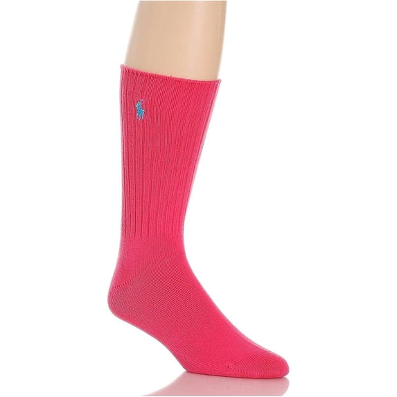 Polo Ralph Lauren Mens Classic Crew Sock BRTPNK