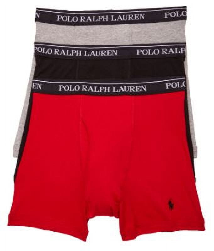 Polo Ralph Lauren Mens Classic Fit Cotton Boxer Brief 3-Pack Style ...