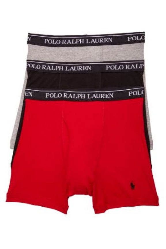 Mens Classic Fit Cotton Boxer Brief 3-Pack Style-RCBBP3