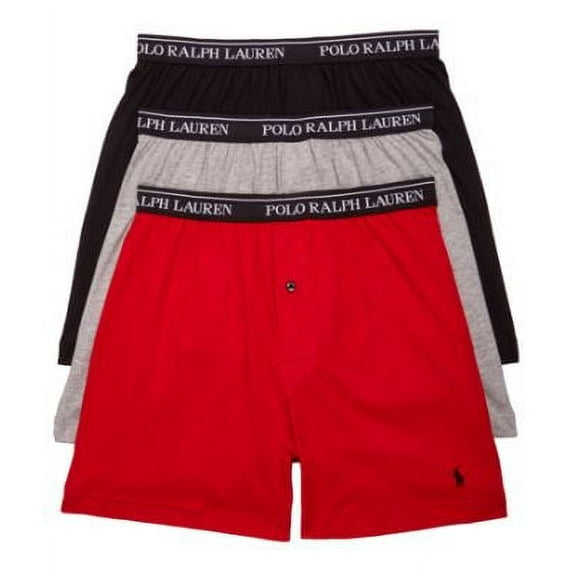 Polo Ralph Lauren Mens Classic Fit Cotton Boxers 3-Pack Style-RCKBP3
