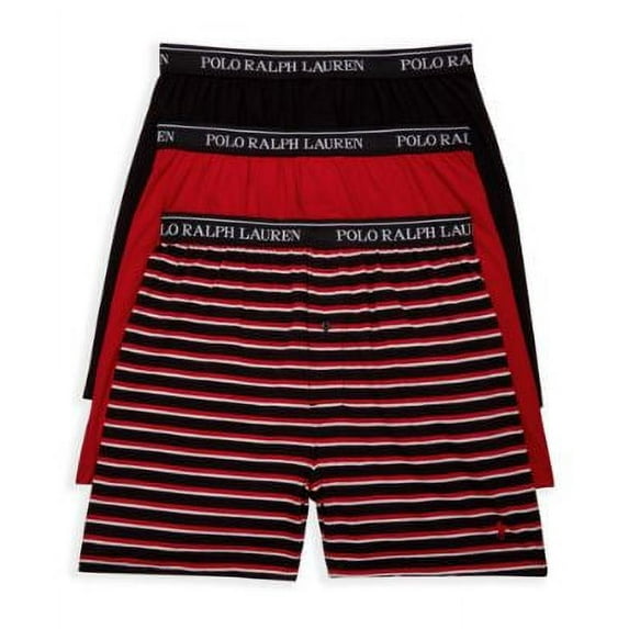 Polo Ralph Lauren Mens Classic Fit Cotton Boxers 3-Pack Style-RCKBP3
