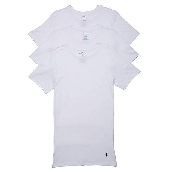 Polo Ralph Lauren Mens Classic Fit Cotton T-Shirt 3-Pack Style-RCCNP3