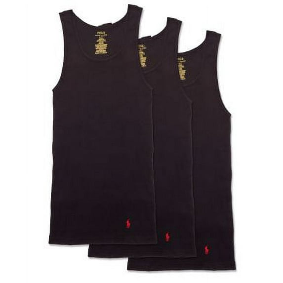 Polo Ralph Lauren Mens Classic Fit Cotton Tanks 3-Pack Style-RCTKP3