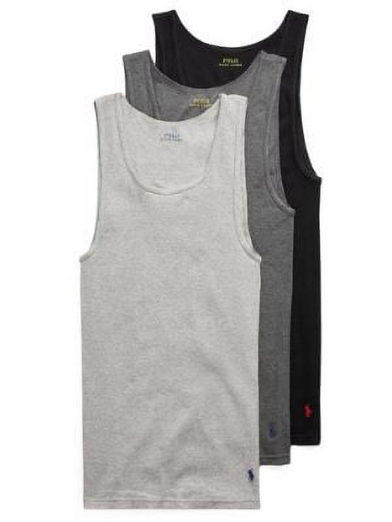 Polo Ralph Lauren Mens Classic Fit Cotton Tanks 3-Pack Style