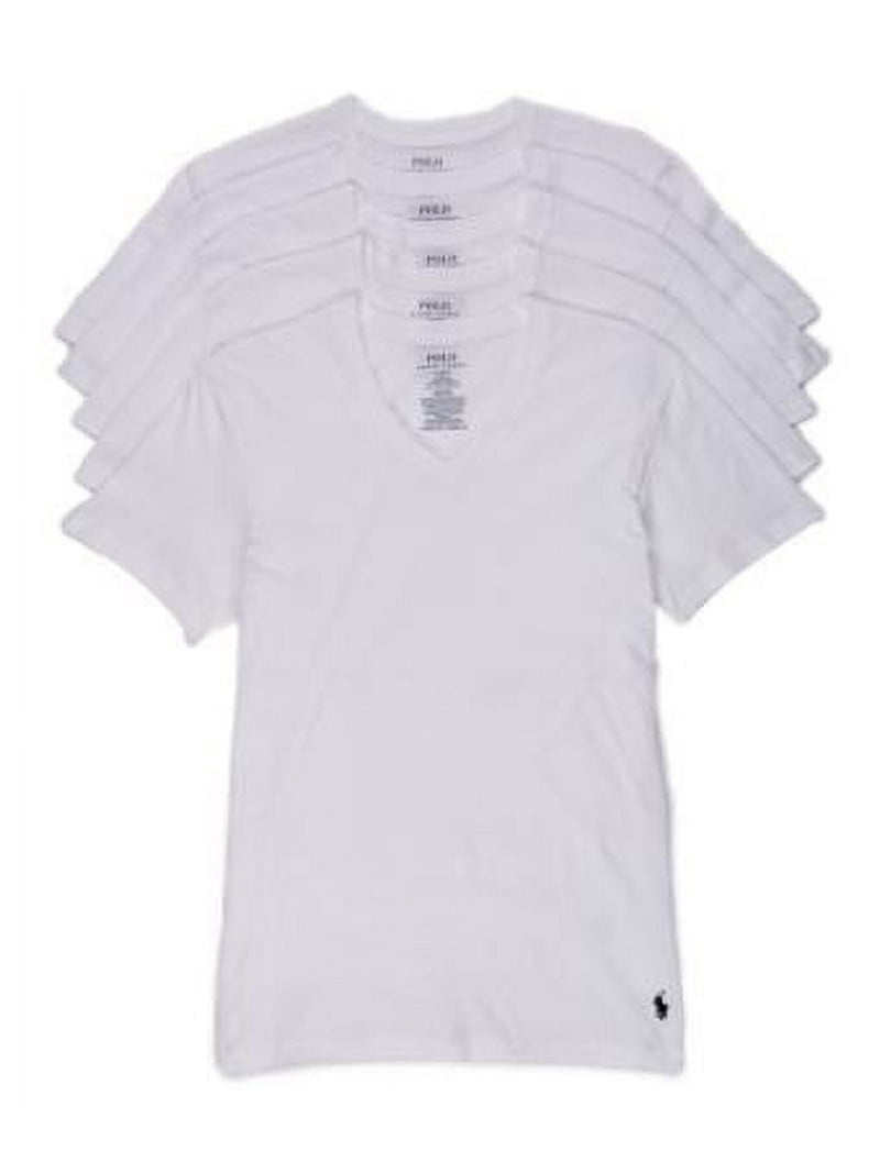 (取寄) ラルフローレン メンズ 5 パック コットン クラシック タンクス Polo Ralph Lauren men Polo Ralph Lauren 5 Pack Cotton Classic Tanks 5 White/Cruise Navy Polo Ralph Lauren Mens Classic Fit Cotton V-Neck T-Shirt 5-Pack